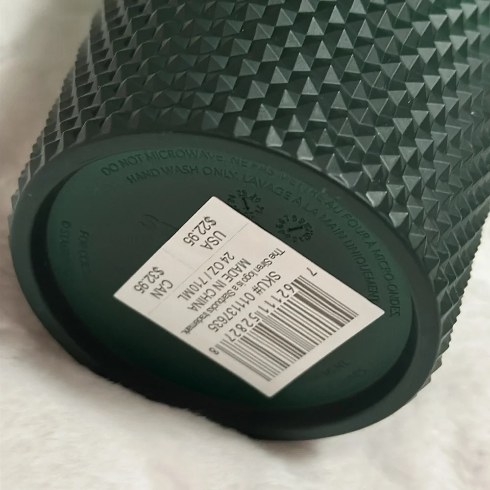2022 Starbucks Waxberry Mint Green Ombre Studded Venti 24oz Tumbler (Brand New)